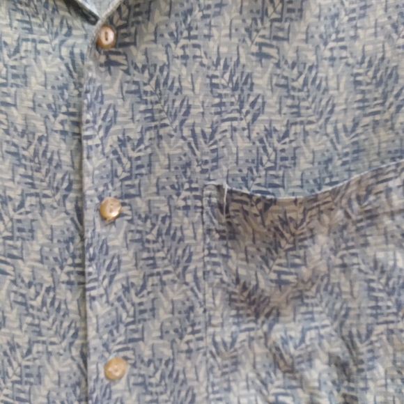 Bryon Nelson Shirt Mens Size L Eleventh Straight Silk Short Sleeve Button - Picture 5 of 12